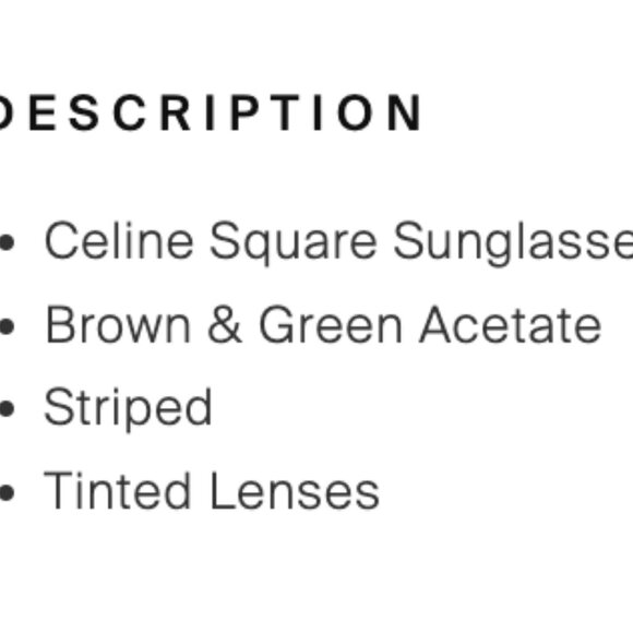 NWOT Celine Sunglasses - Picture 10 of 12